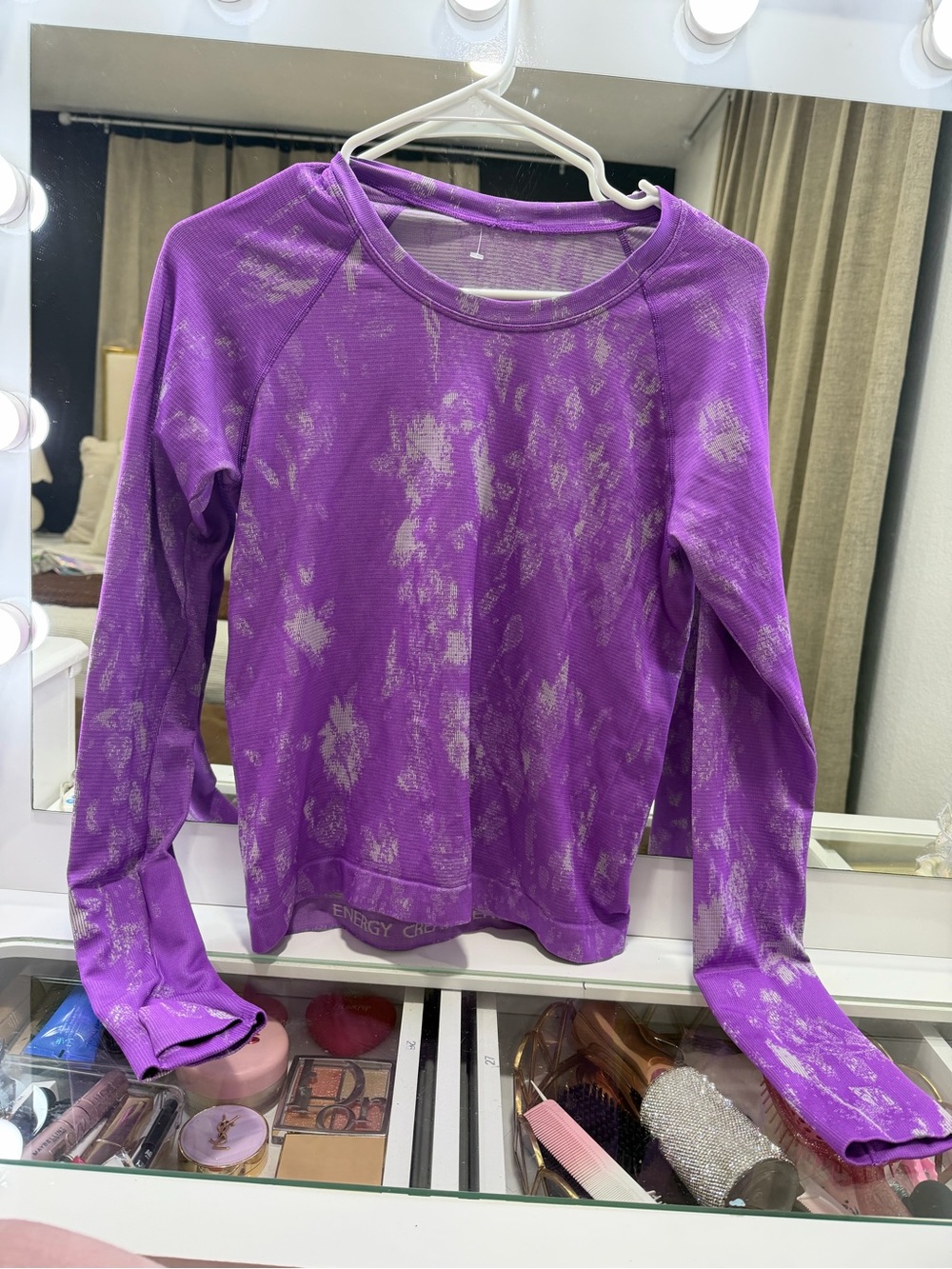 Lululemon purple longsleeve size 8